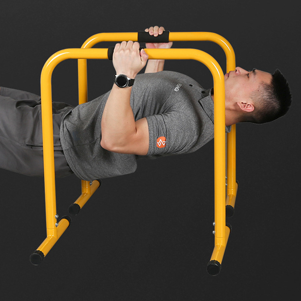 Dip Station Parallel - Gymnastics Fitness Adjustable Single Parallel Bars