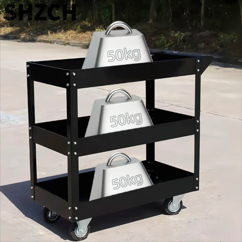 Home Gym Folding Rack - Fitness Equipment Storage Rack, Adjustable Multi-Tier