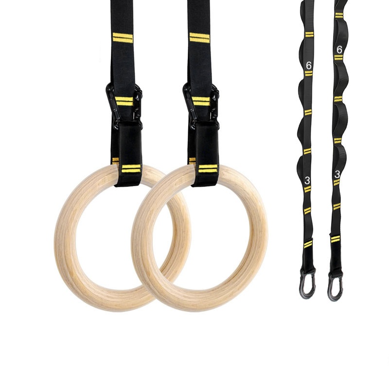 Home Gym Academy - 28mm 32mm Pull-up Gymnastics Rings Hanging