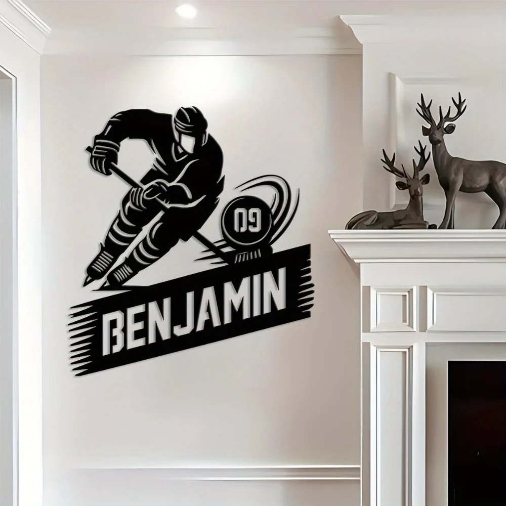 1pc 2D Flat Custom Hockey Play - đánh giá và giá Home Gym Names