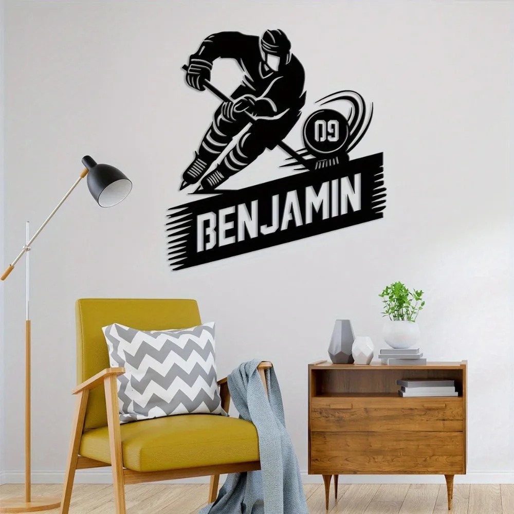 1pc 2D Flat Custom Hockey Play - đánh giá và giá Home Gym Names