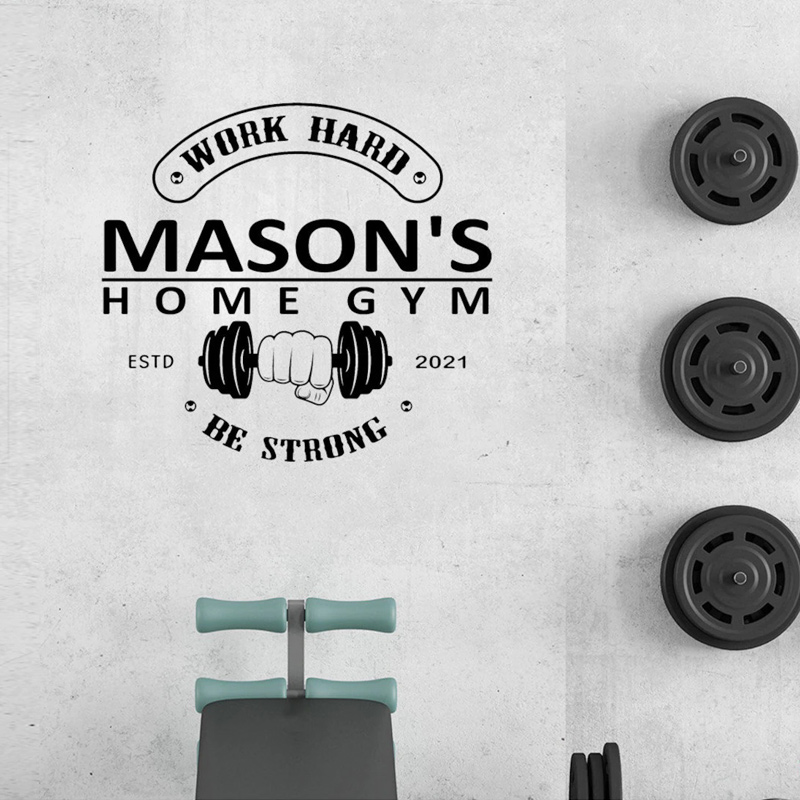 Personalized Name + Text + Est - đánh giá và giá Home Gym Names