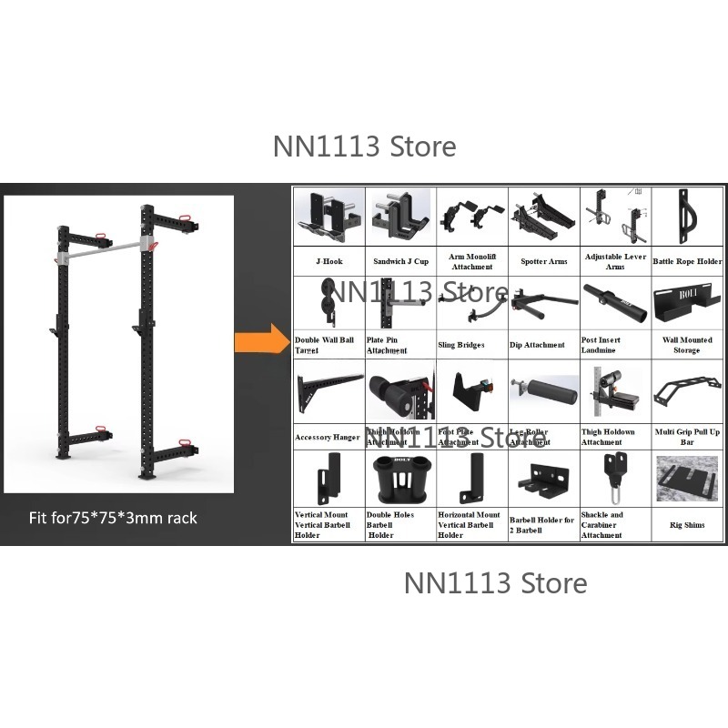 W6301 Gym Equipment 41.5'' Fol - đánh giá và giá Home Gym Folding Rack