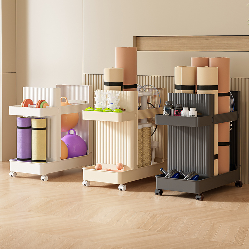 Rolling Yoga Mat Storage Rack  - đánh giá và giá Home Gym Folding Rack