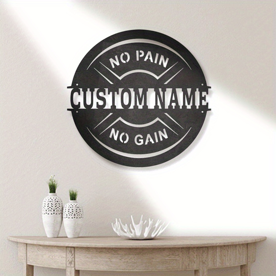 Personalized Vintage Metal Wal - đánh giá và giá Home Gym Names