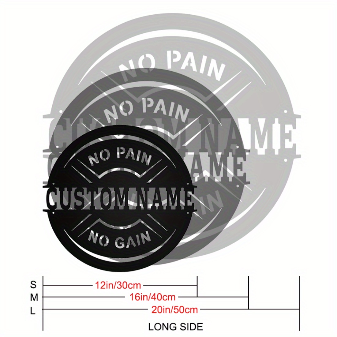 Personalized Vintage Metal Wal - đánh giá và giá Home Gym Names