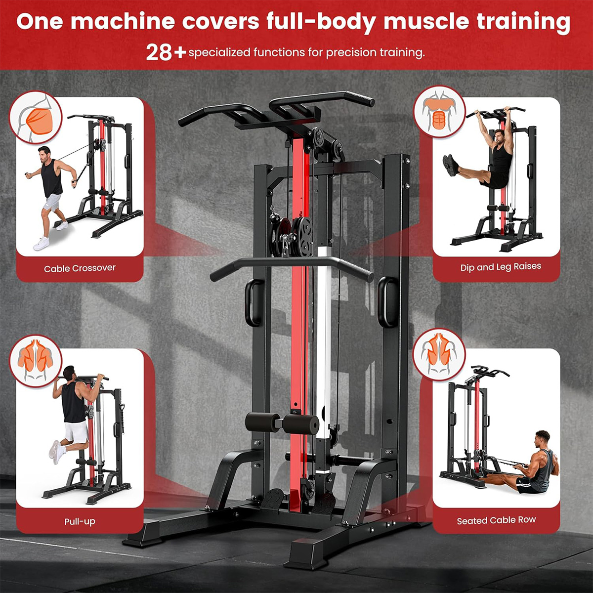 Pooboo Home Gym Machine - High - đánh giá và giá Home Gym Machine