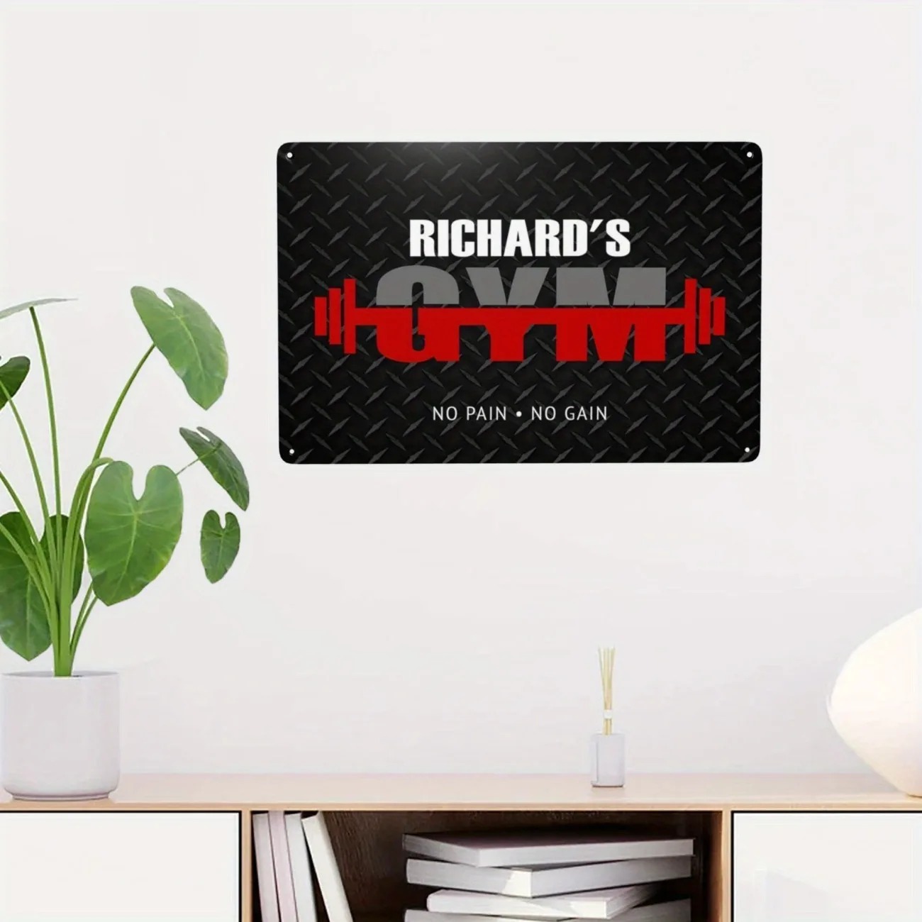 Custom Name Metal Gym Sign Mot - đánh giá và giá Home Gym Names