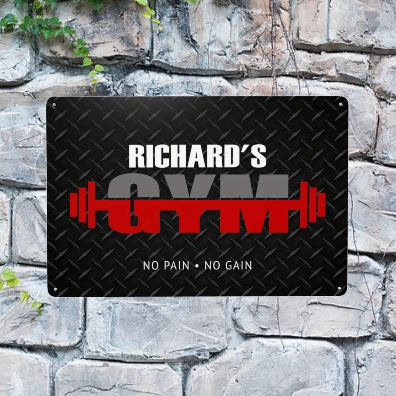 Custom Name Metal Gym Sign Mot - đánh giá và giá Home Gym Names