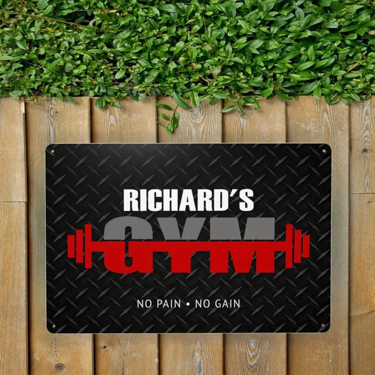 Custom Name Metal Gym Sign Mot - đánh giá và giá Home Gym Names