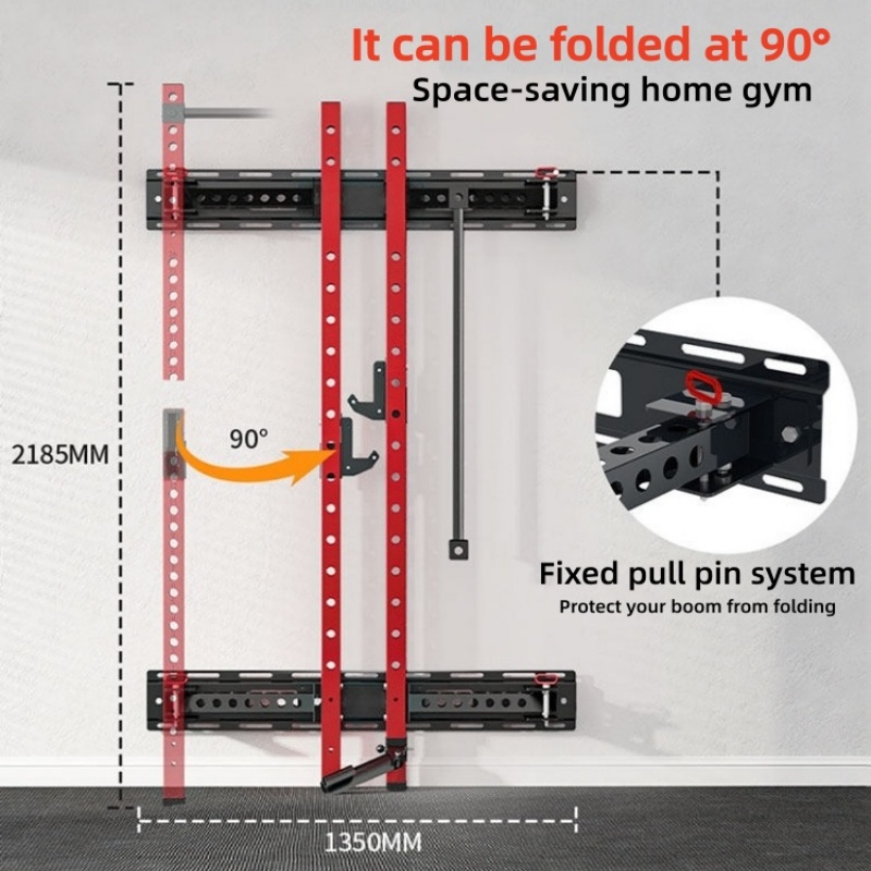English：Adjustable Power Cage  - đánh giá và giá Home Gym Folding Rack