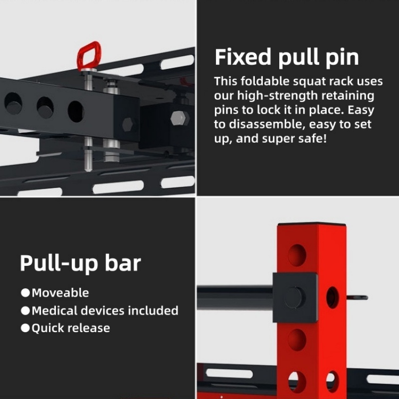English：Adjustable Power Cage  - đánh giá và giá Home Gym Folding Rack