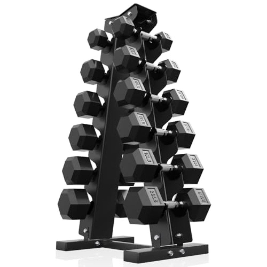 Rubber Encased Hex Dumbbell Se - đánh giá và giá Hex Dumbbell Set