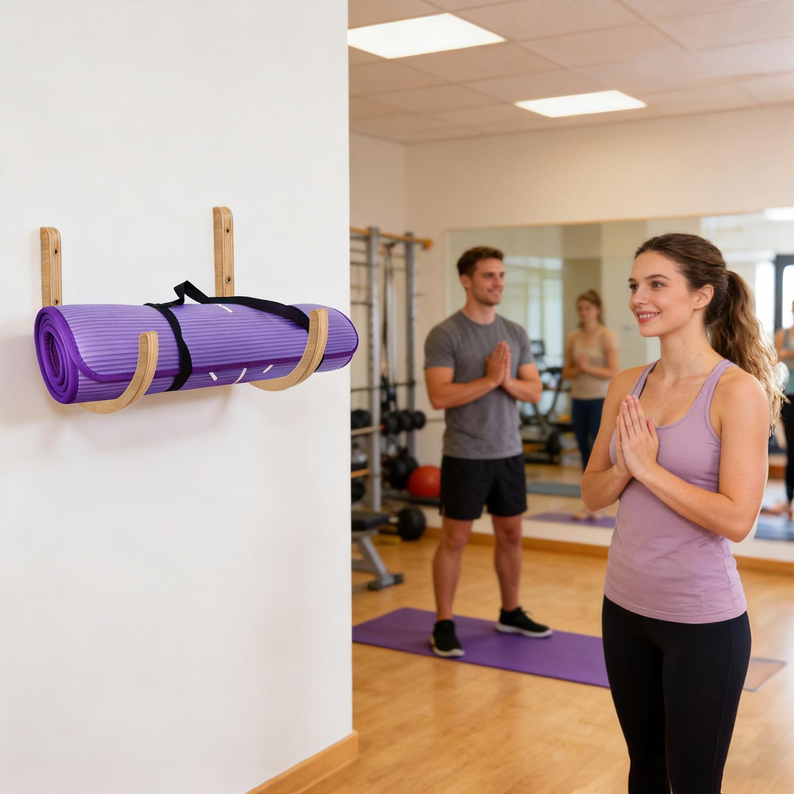 Yoga Mat Storage Rack 2 Pieces - đánh giá và giá Home Gym Folding Rack