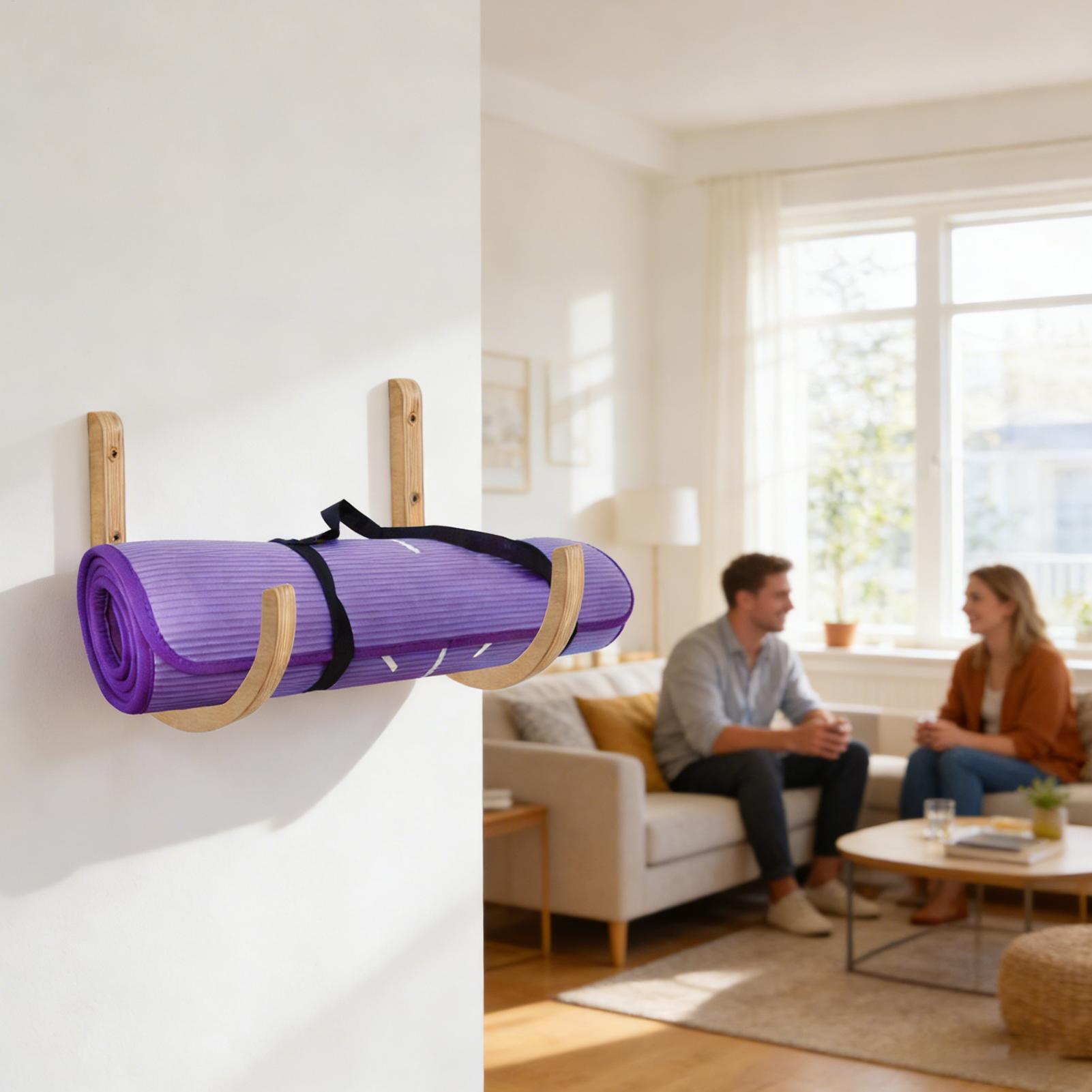 Yoga Mat Storage Rack 2 Pieces - đánh giá và giá Home Gym Folding Rack