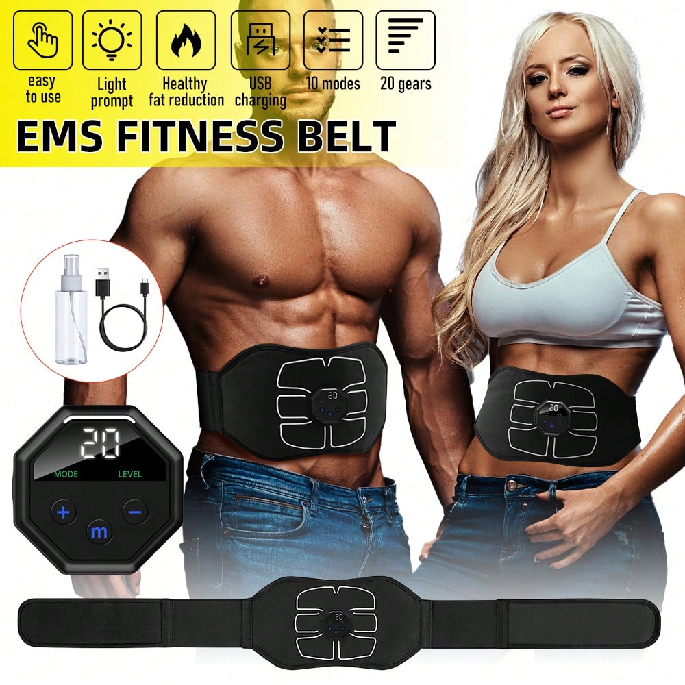 1Pc Abdominal Trainer Belt USB - đánh giá và giá Home Gym Essentials
