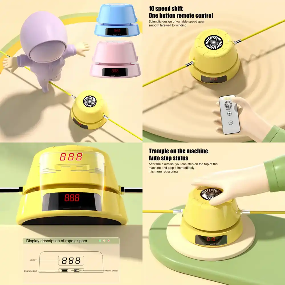 WAP01  Smart Electric Skipping - đánh giá và giá Home Gym Machine