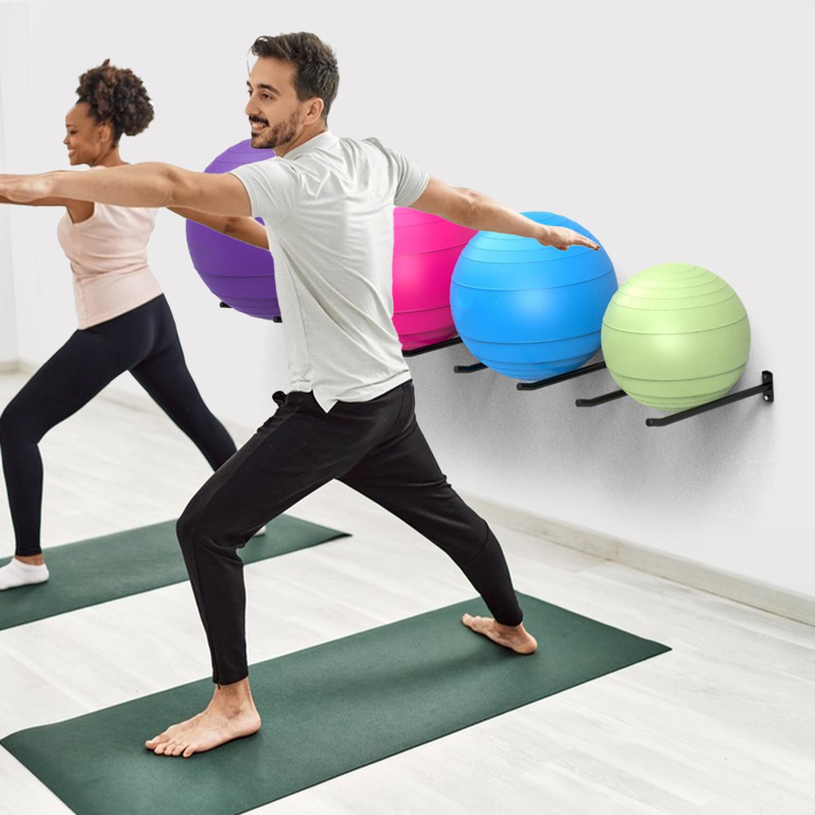 Yoga Ball Wall Mount Storage R - đánh giá và giá Home Gym Folding Rack