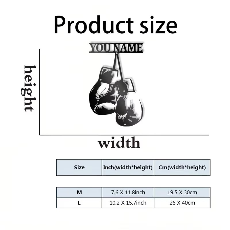 Personalized Boxing Gloves Met - đánh giá và giá Home Gym Names