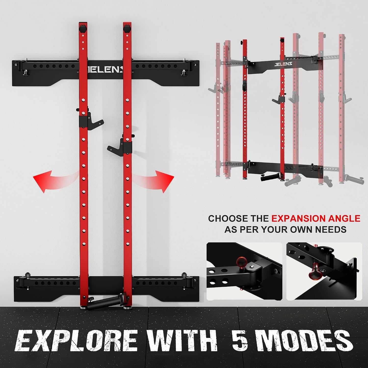Wall Mounted Folding Squat Rac - đánh giá và giá Home Gym Folding Rack