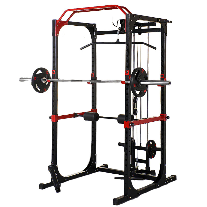 Comercial Power Cage Squat Rac - đánh giá và giá Home Gym Pull Up