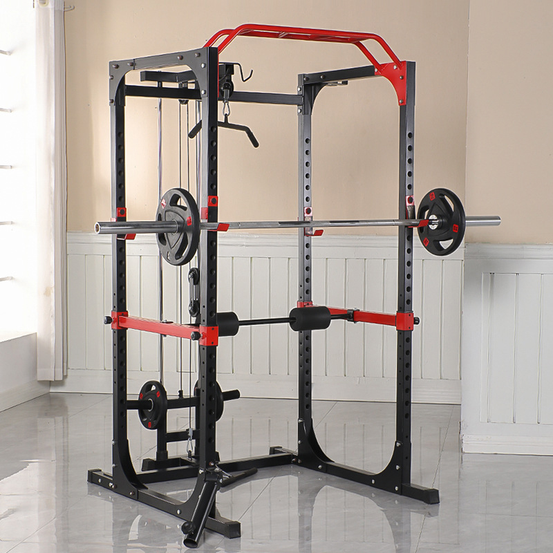 Comercial Power Cage Squat Rac - đánh giá và giá Home Gym Pull Up