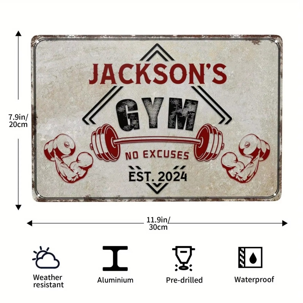 Custom Personalized Vintage Na - đánh giá và giá Home Gym Names
