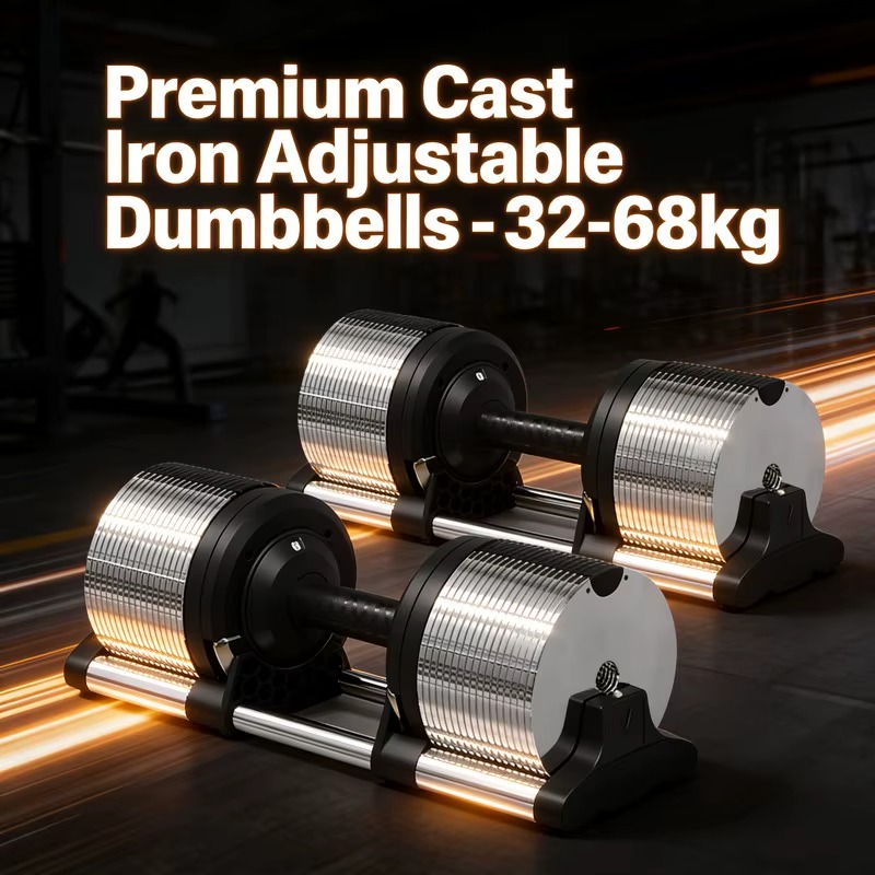 Quick Release 32kg 70lb Cast I - đánh giá và giá Hex Dumbbell Set