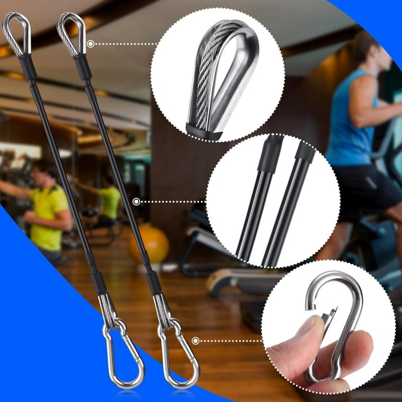 1/2Pcs 25cm Gym Cable Extensio - đánh giá và giá Home Gym Academy